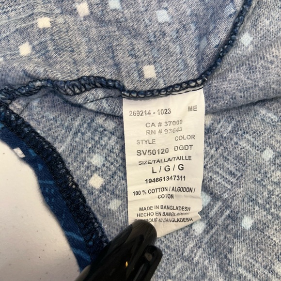 SILVERTS Men's Flannel Hospital & Home Care Gown (two gowns in this listing) - Picture 9 of 15